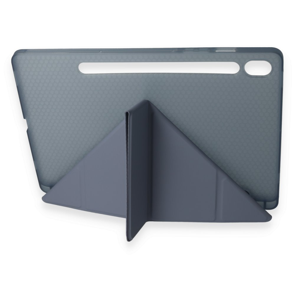 Newface Samsung Galaxy X510 Tab S9 FE 11 Kılıf Kalemlikli Mars Tablet Kılıfı - Lila