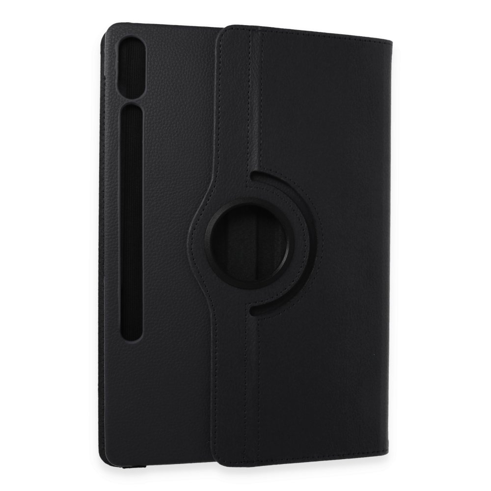 Newface Samsung Galaxy X610 Tab S9 FE Plus 12.4 Kılıf 360 Tablet Deri Kılıf - Siyah