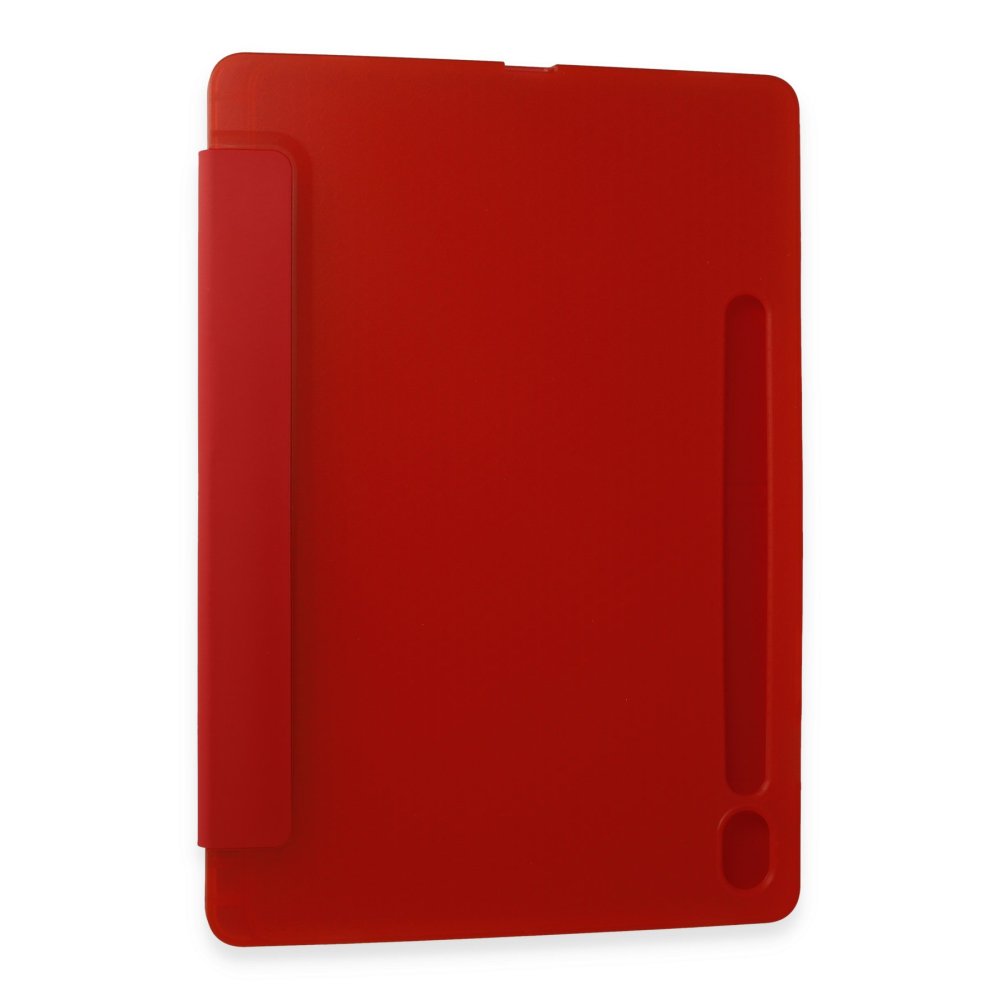 Newface Samsung Galaxy X610 Tab S9 FE Plus 12.4 Kılıf Kalemlikli Mars Tablet Kılıfı - Kırmızı