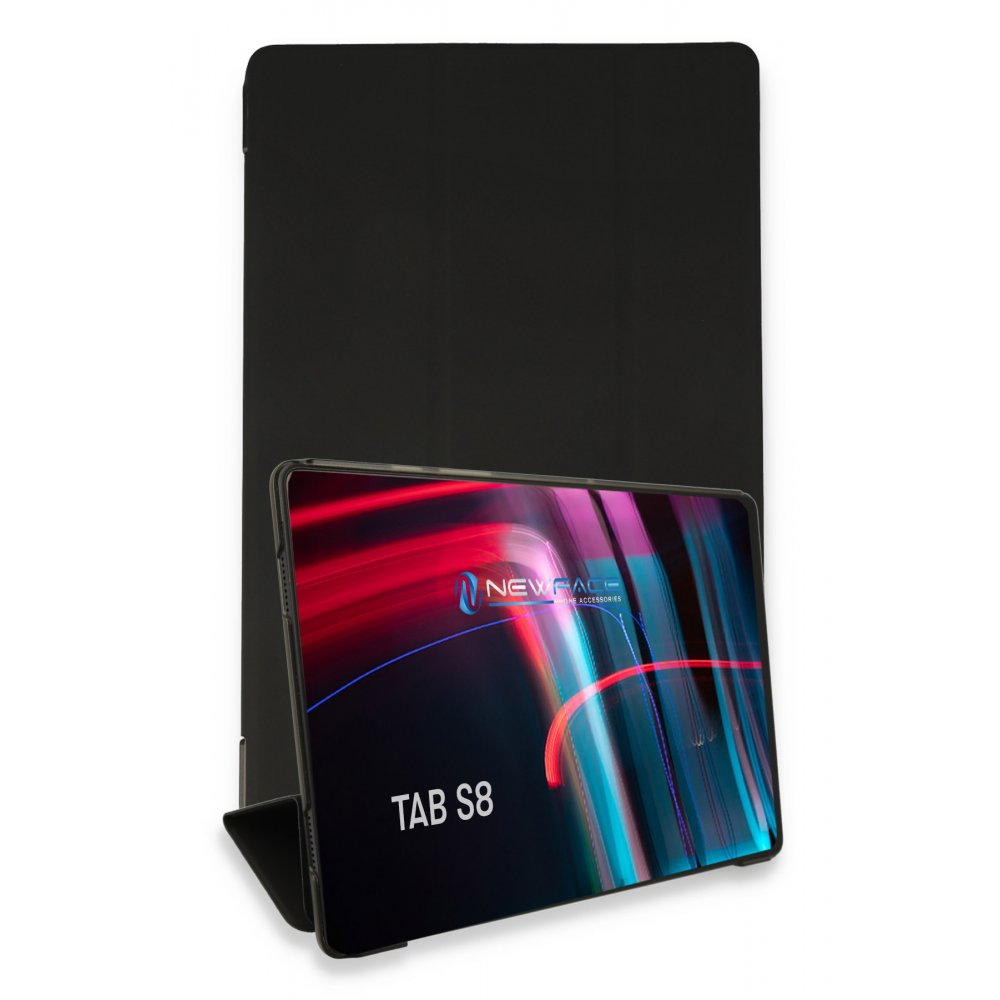 Newface Samsung Galaxy X700 Tab S8 11 Kılıf Tablet Smart Kılıf - Siyah