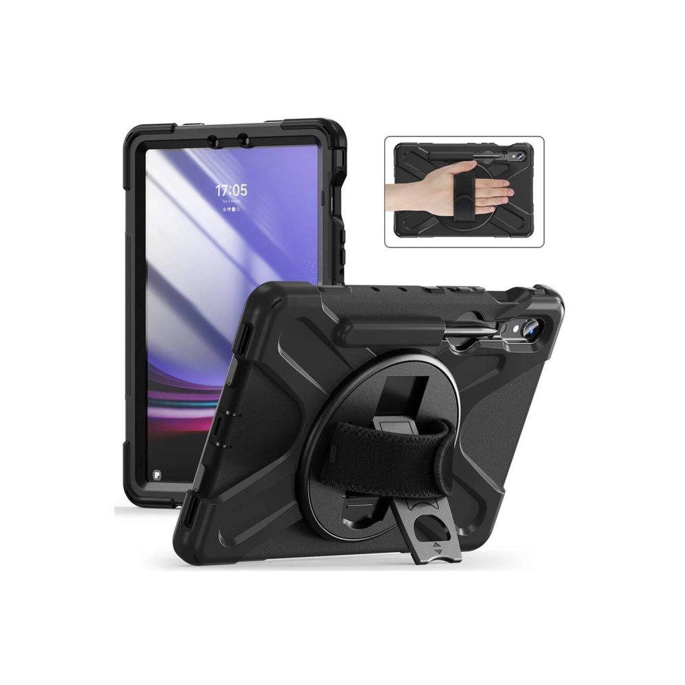 Newface Samsung Galaxy X710 Tab S9 11 Kılıf Amazing Tablet Kapak - Siyah