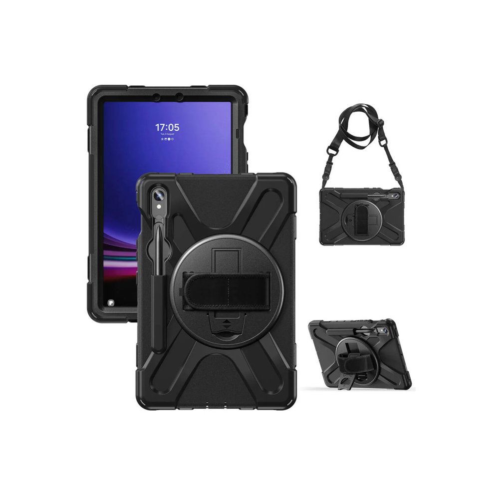 Newface Samsung Galaxy X710 Tab S9 11 Kılıf Amazing Tablet Kapak - Siyah