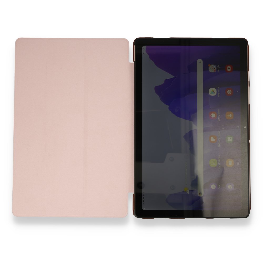 Newface Samsung Galaxy X800 Tab S8 Plus 12.4 Kılıf Tablet Smart Kılıf - Rose Gold