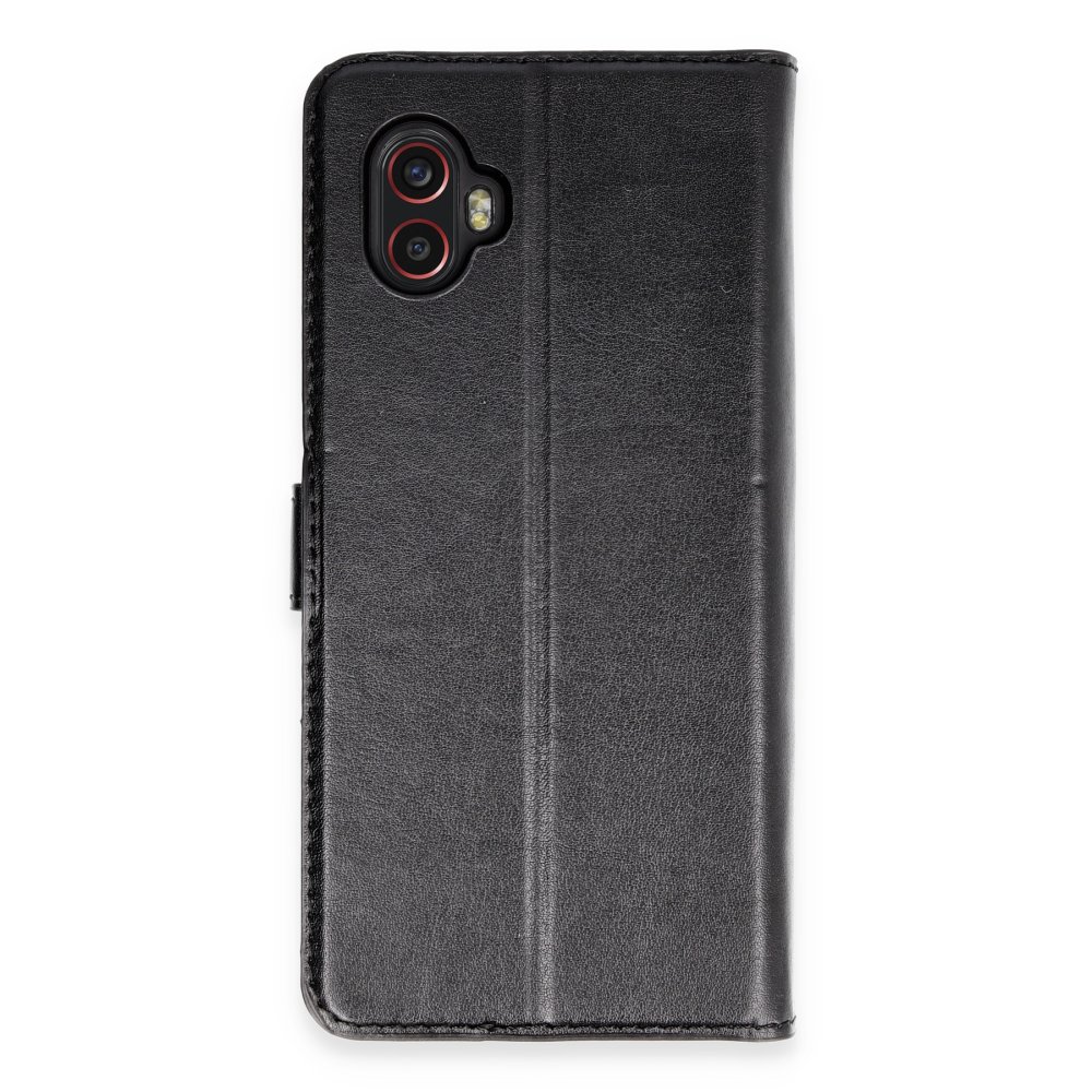 Newface Samsung Galaxy XCover 6 Pro Kılıf Trend S Plus Kapaklı Kılıf - Siyah