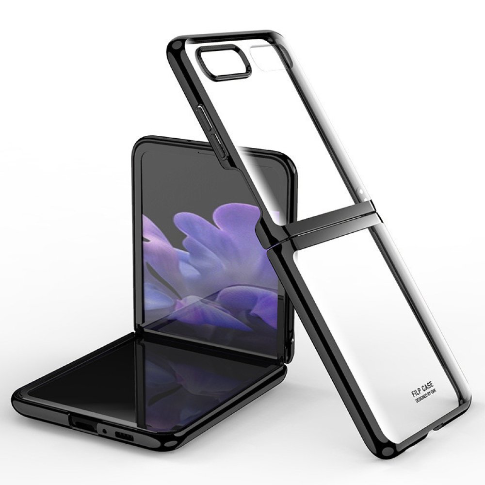 Newface Samsung Galaxy Z Flip 3 Kılıf Fold Element Kapak - Siyah