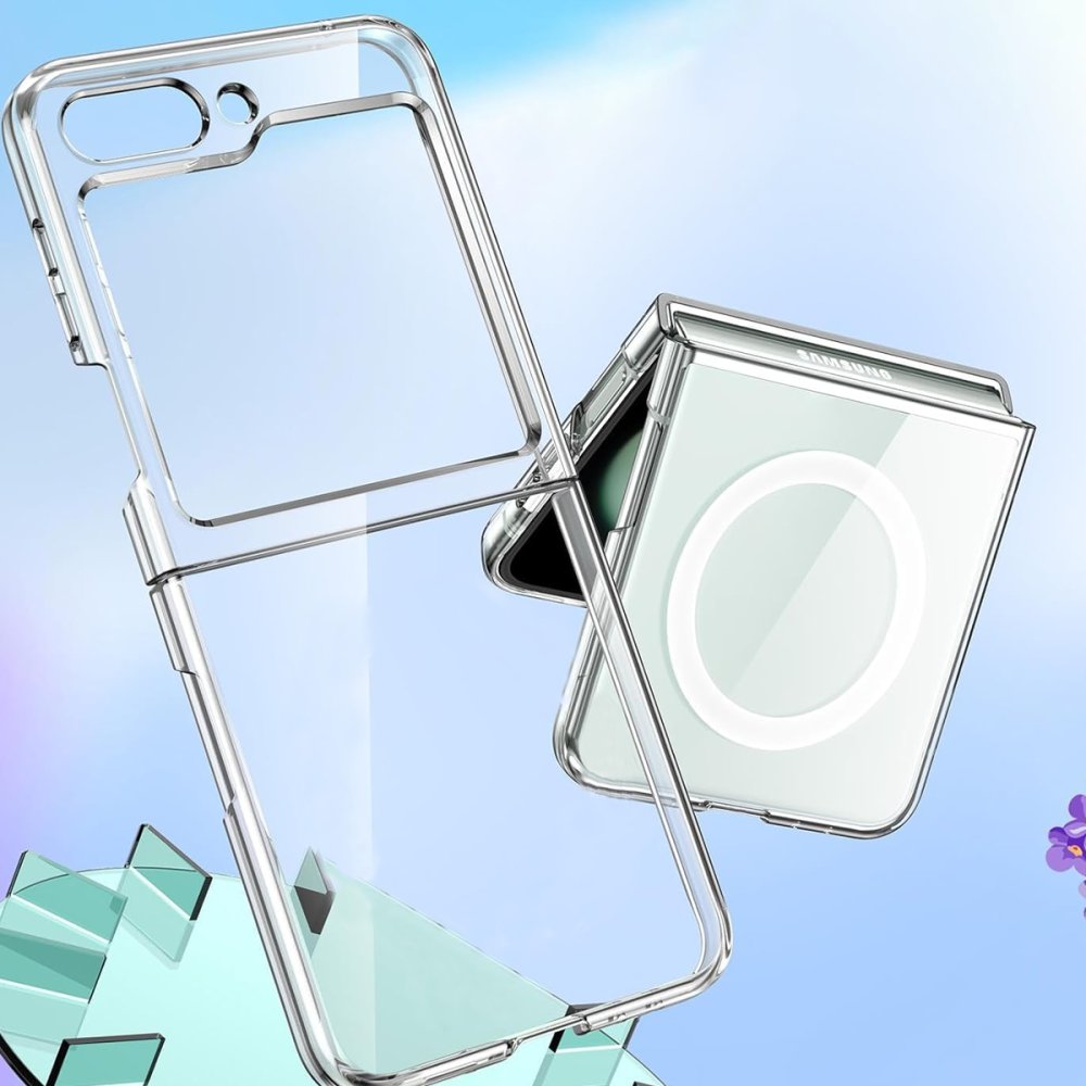 Newface Samsung Galaxy Z Flip 6 Kılıf Pc Sert Şeffaf Kapak - Şeffaf