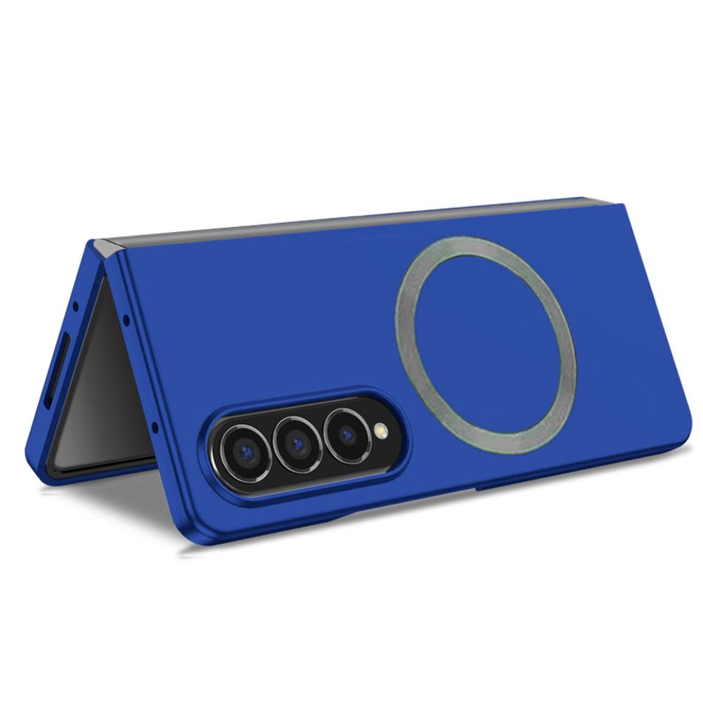 Newface Samsung Galaxy Z Fold 3 Kılıf Mata Fold Kapak - Lacivert
