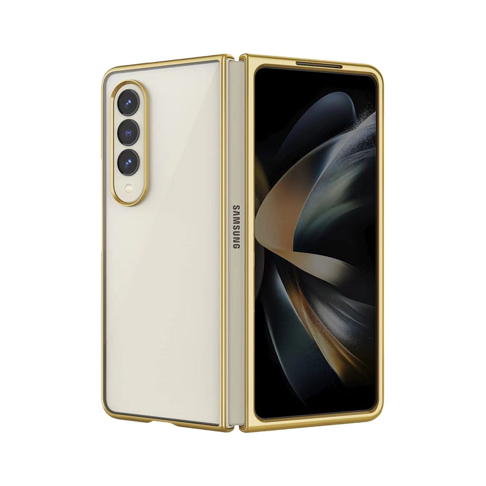 Newface Samsung Galaxy Z Fold 4 Kılıf Fold Element Kapak - Gold
