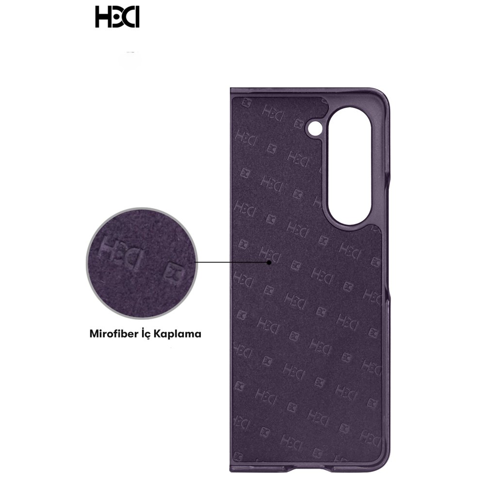 HDD Samsung Galaxy Z Fold 5 Kılıf HBC-155 Lizbon Kapak - Lacivert