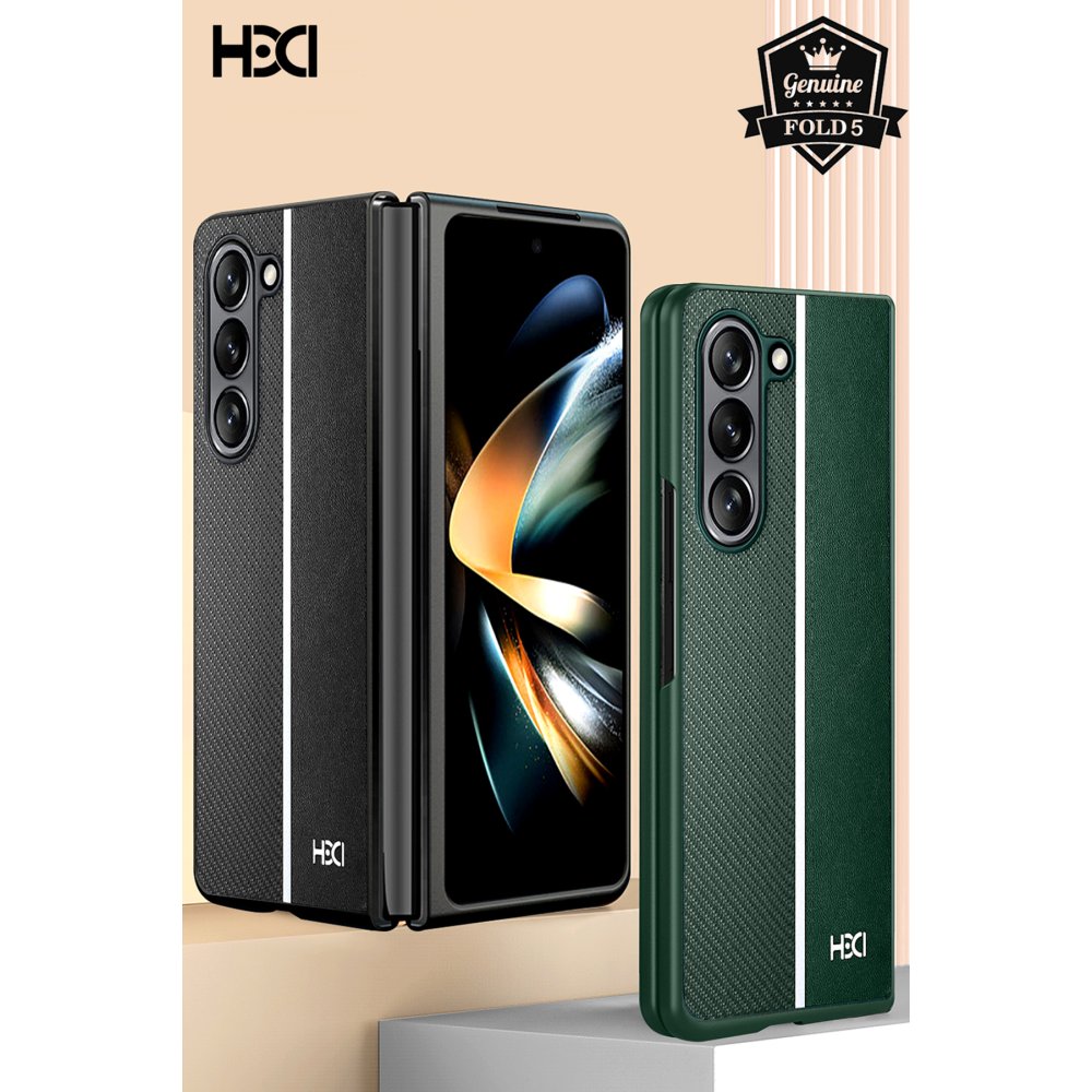 HDD Samsung Galaxy Z Fold 5 Kılıf HBC-155 Lizbon Kapak - Lacivert