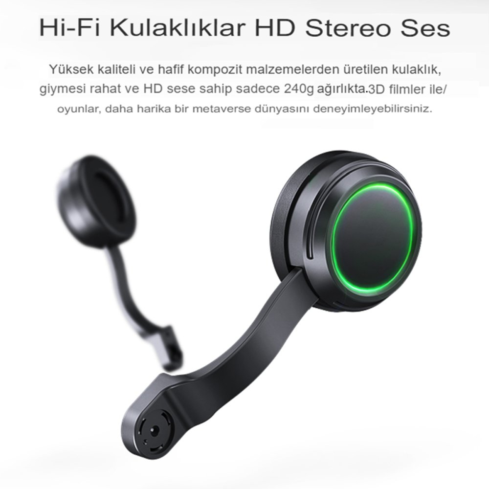 Newface Shinecon SC-G04EA 3D Sanal Gerçeklik Gözlüğü - Siyah