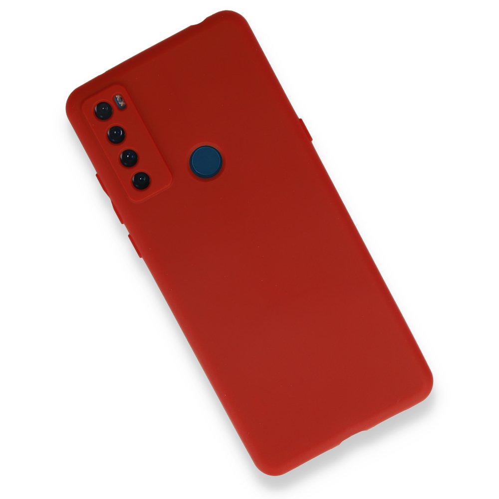 Newface TCL 20 SE Kılıf First Silikon - Kırmızı