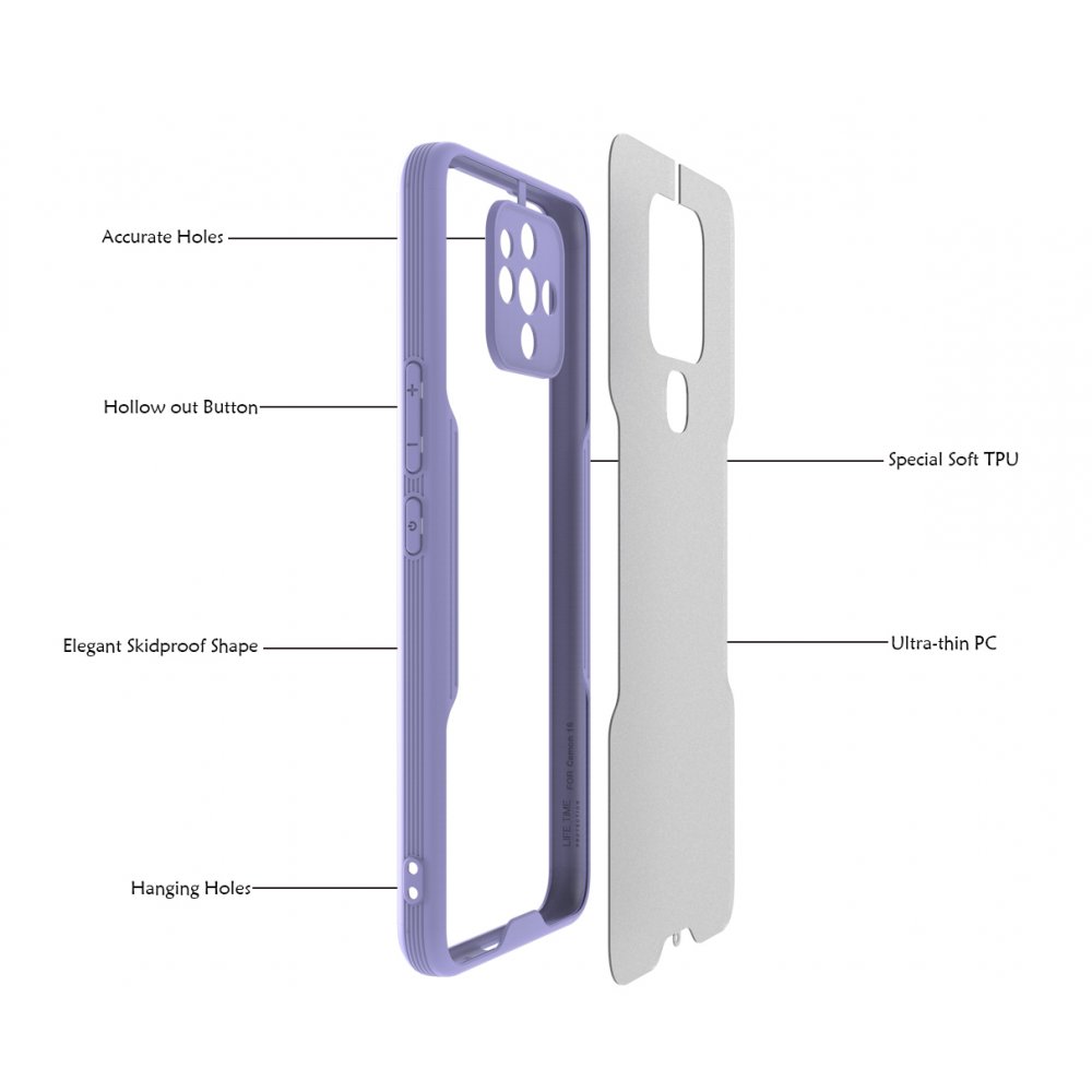 Newface Tecno Camon 16 Kılıf Platin Silikon - Yeşil