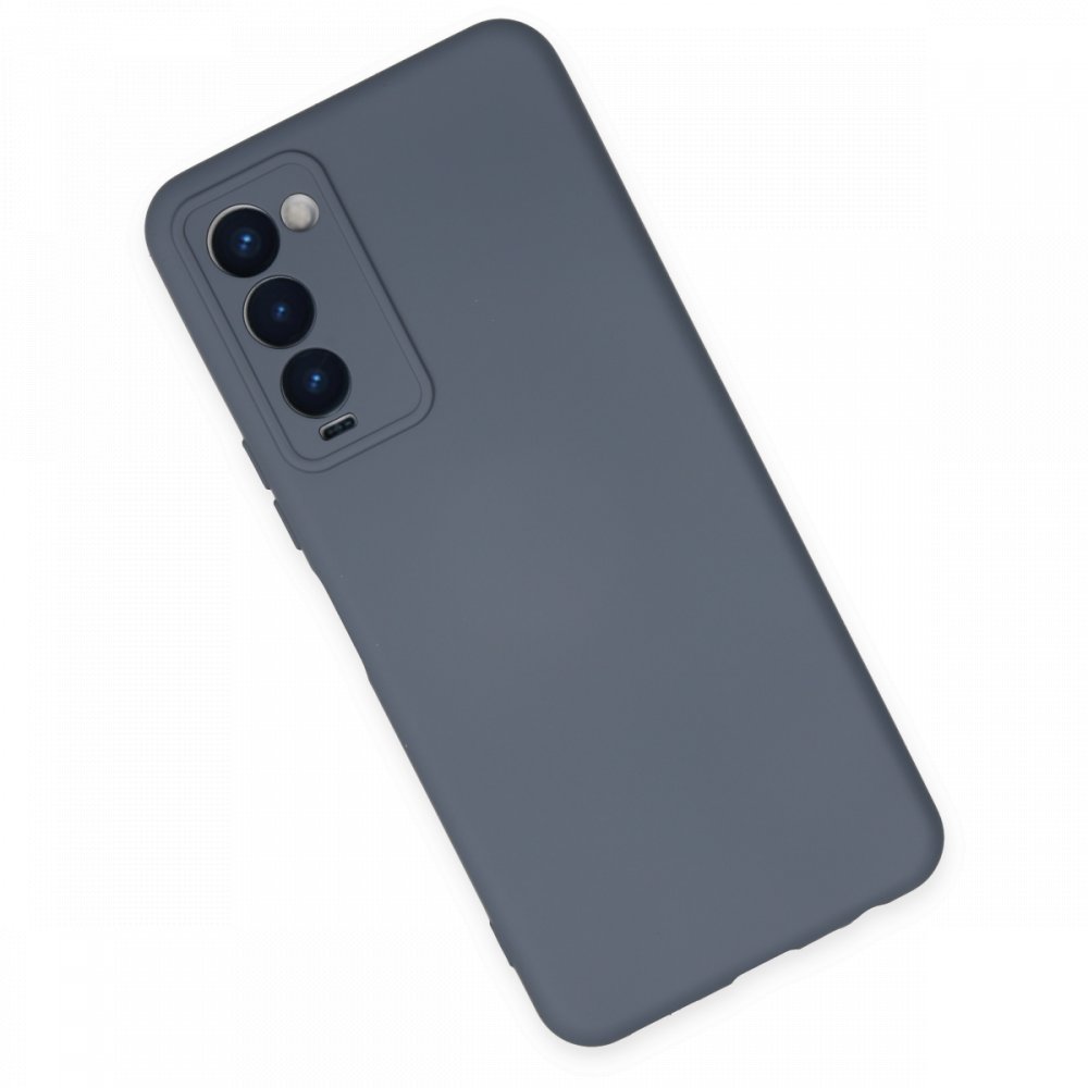 Newface Tecno Camon 18P Kılıf Nano içi Kadife Silikon - Gri