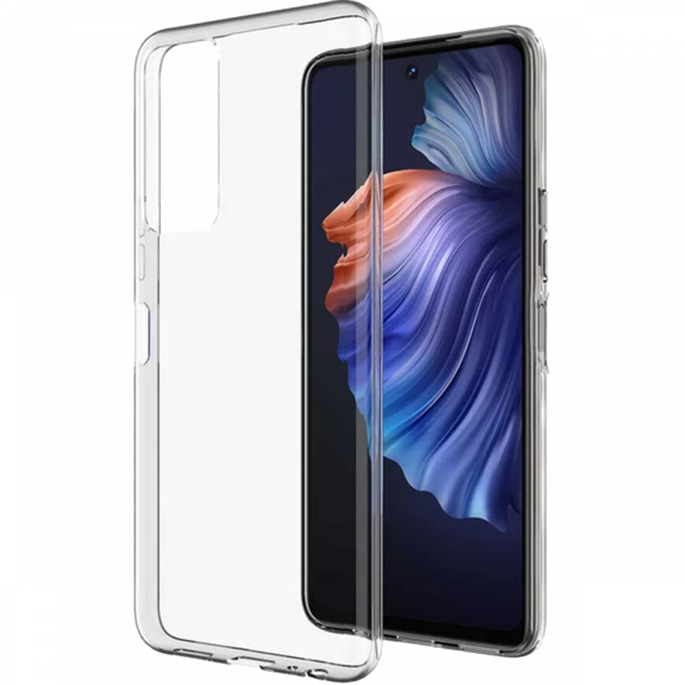 Newface Tecno Camon 18T Kılıf Lüx Şeffaf Silikon