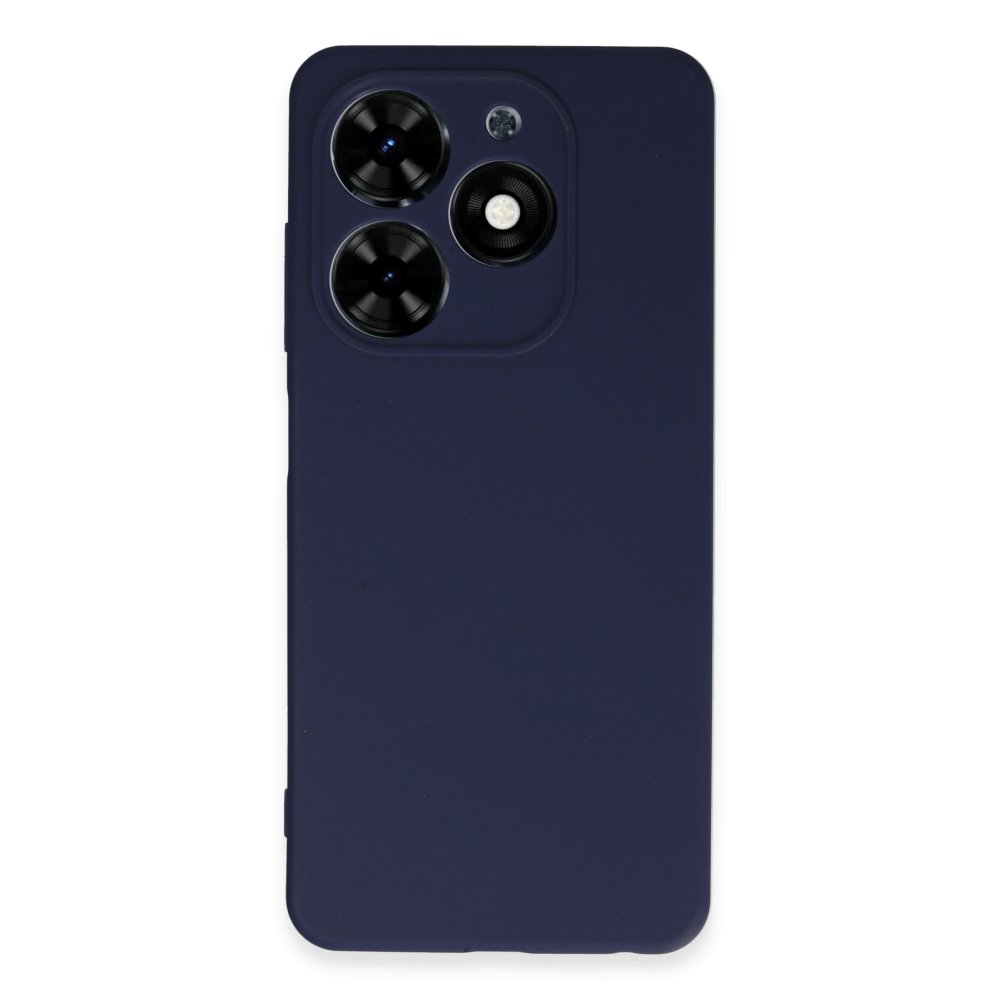 Newface Tecno Spark 20C Kılıf First Silikon - Lacivert