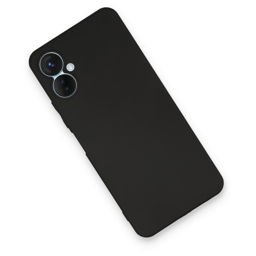 Newface Tecno Spark 9 Pro Kılıf First Silikon - Siyah