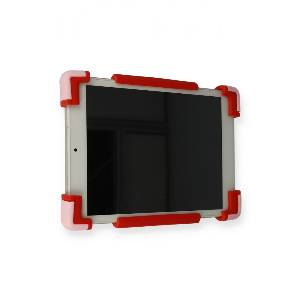 Newface Universal Universal 6.8 Kılıf Akrobat Tablet Silikon - Kırmızı