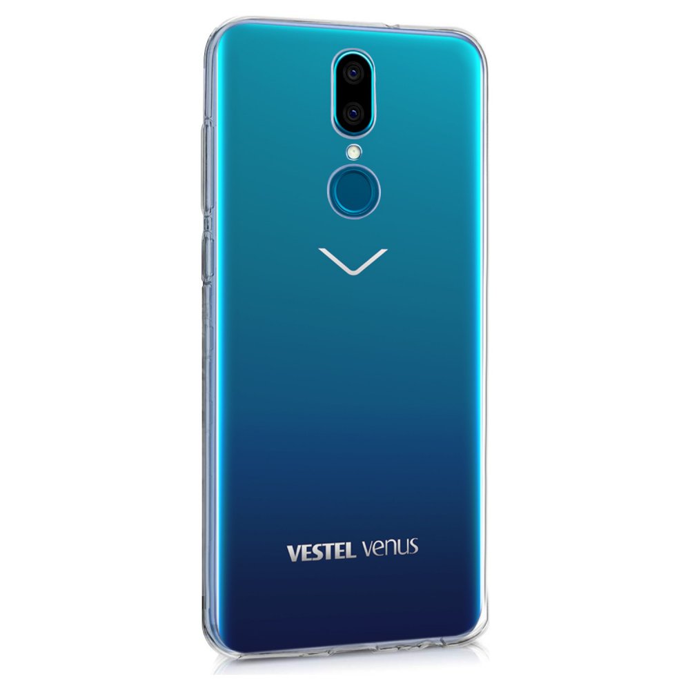 Newface Vestel V7 Kılıf Lüx Şeffaf Silikon - Şeffaf