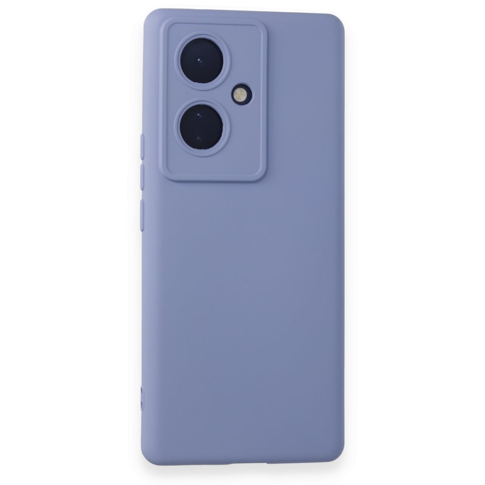 Newface Vivo V29 Lite Kılıf Nano içi Kadife Silikon - Lila