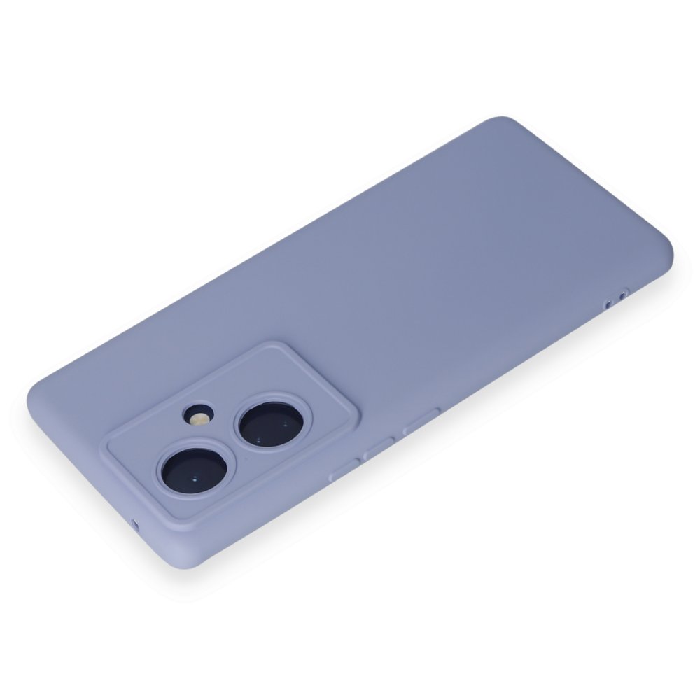 Newface Vivo V29 Lite Kılıf Nano içi Kadife Silikon - Lila