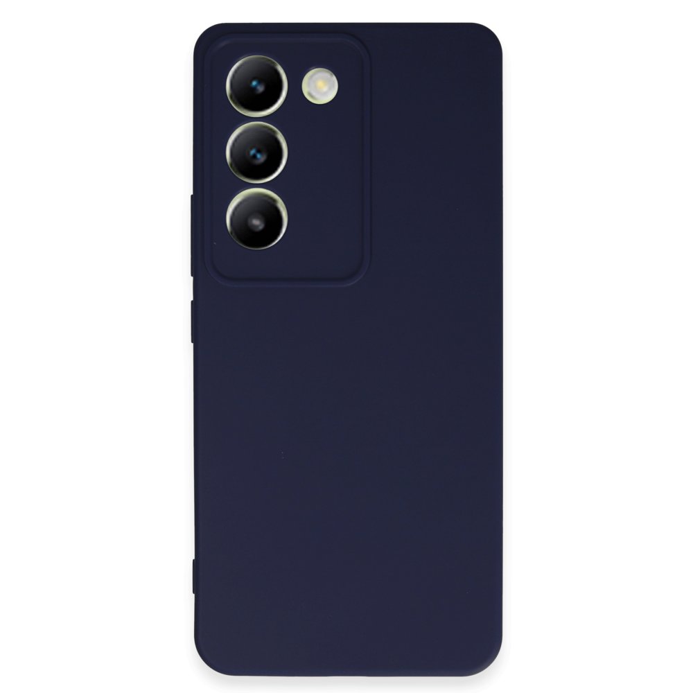 Newface Vivo V30 Lite 4G Kılıf First Silikon - Lacivert