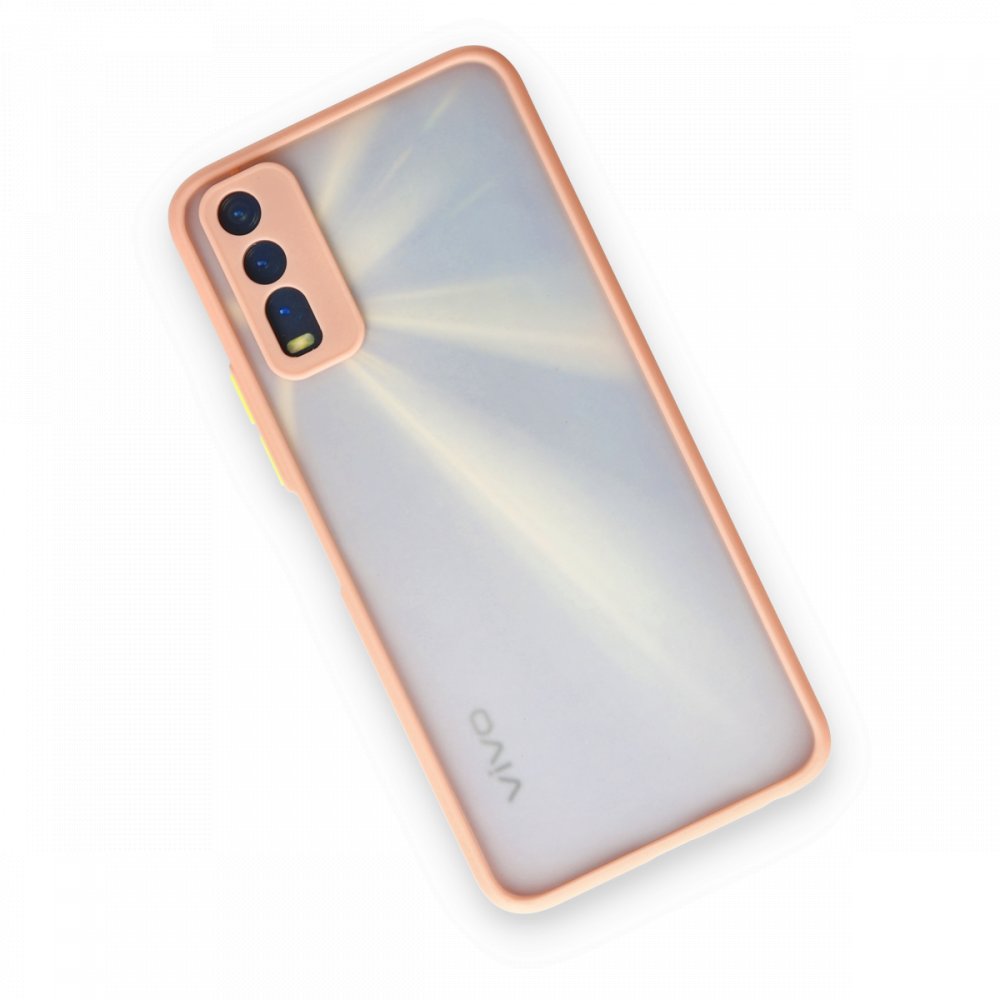 Newface Vivo Y11S Kılıf Montreal Silikon Kapak - Pembe