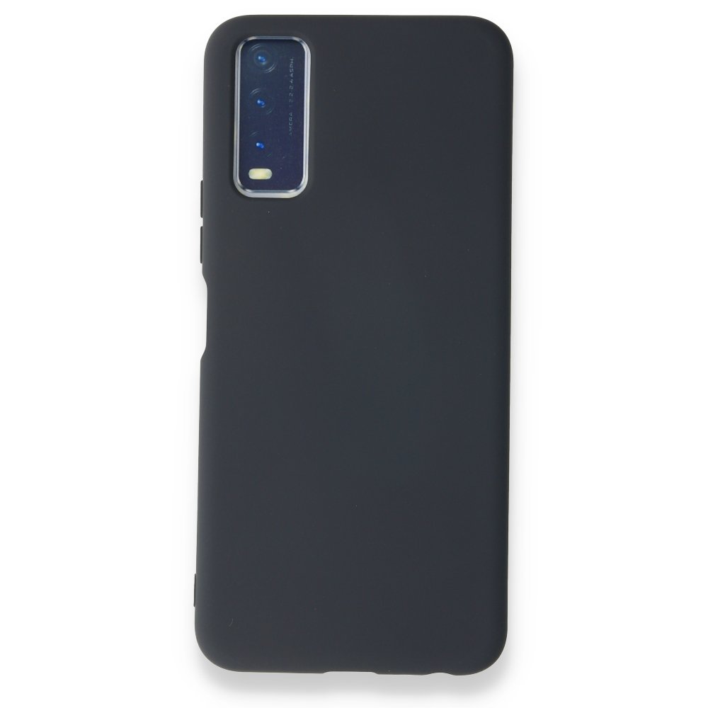 Newface Vivo Y11S Kılıf Nano içi Kadife Silikon - Gri