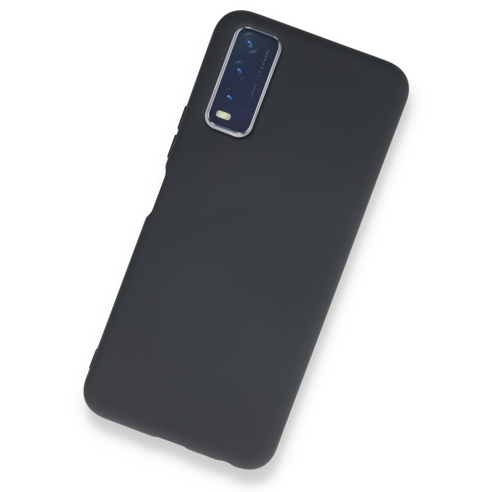 Newface Vivo Y11S Kılıf Nano içi Kadife Silikon - Gri