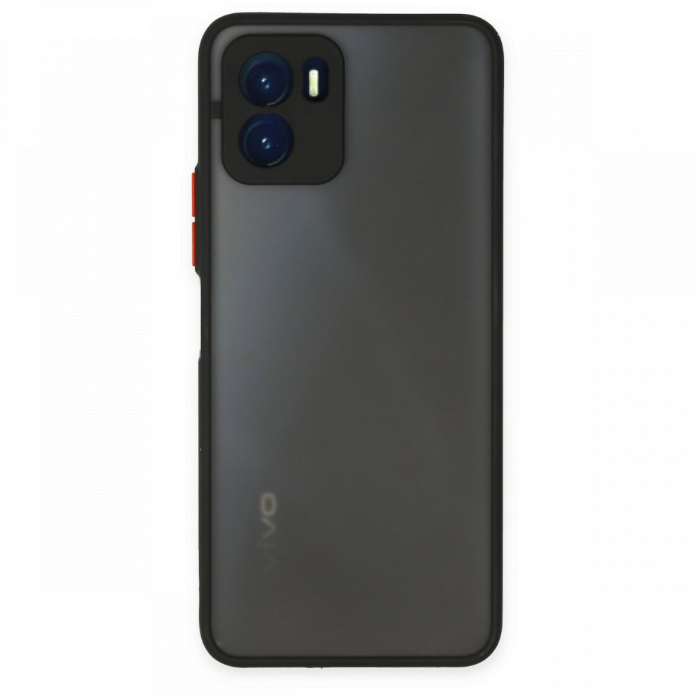 Newface Vivo Y15S Kılıf Montreal Silikon Kapak - Siyah