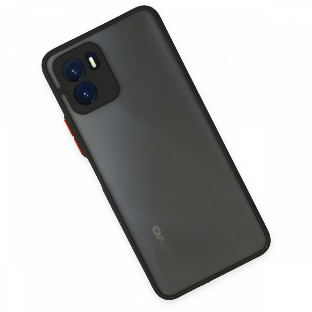 Newface Vivo Y15S Kılıf Montreal Silikon Kapak - Siyah
