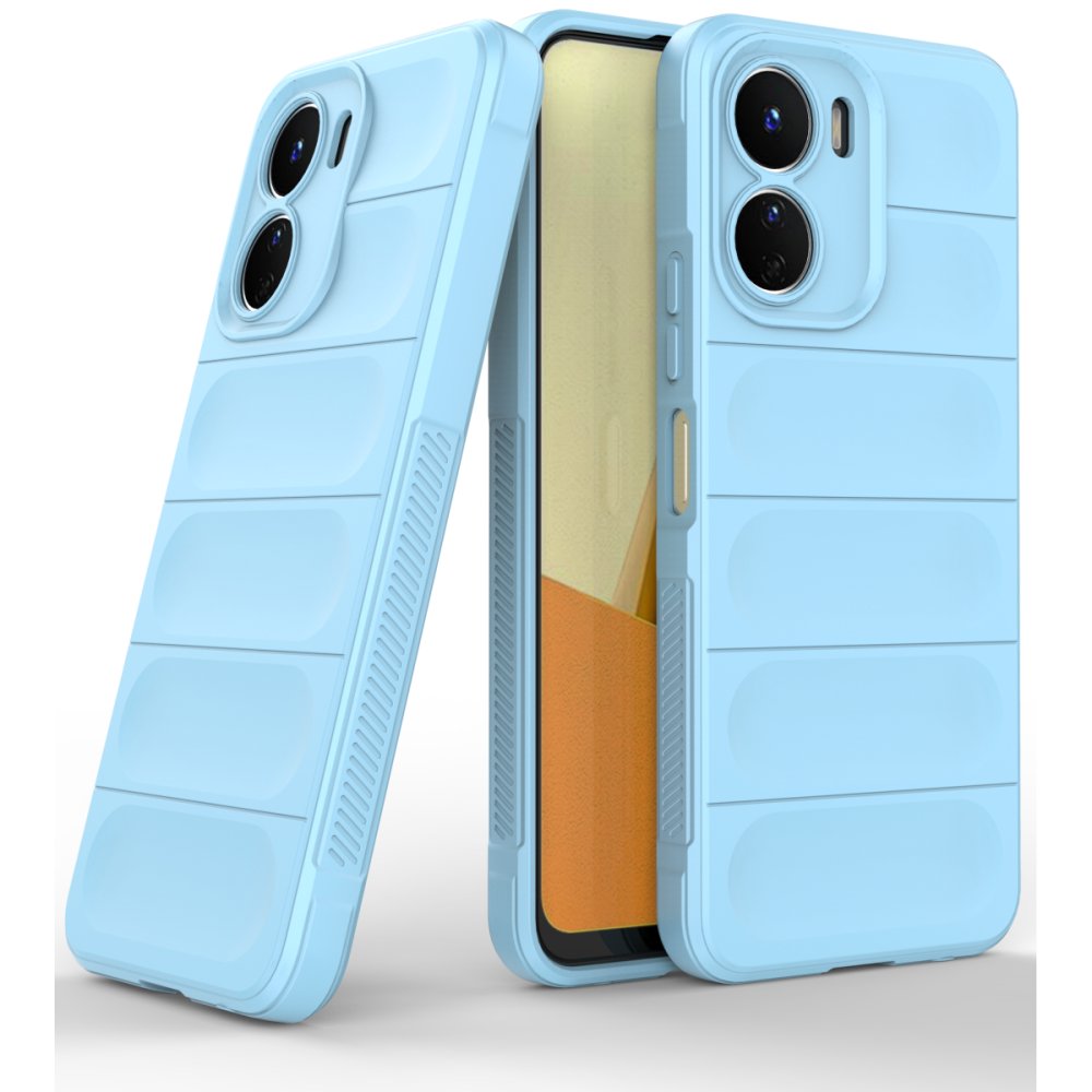 Newface Vivo Y16 Kılıf Optimum Silikon - Sky Blue