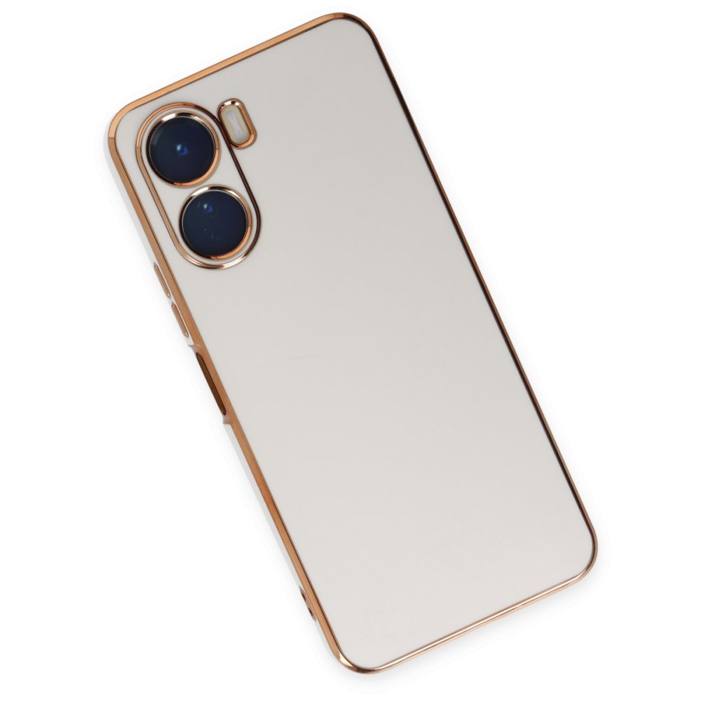Newface Vivo Y16 Kılıf Volet Silikon - Beyaz