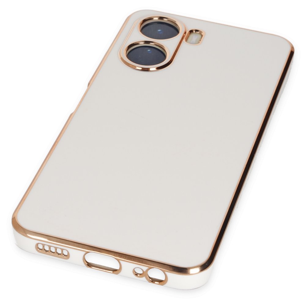 Newface Vivo Y16 Kılıf Volet Silikon - Beyaz