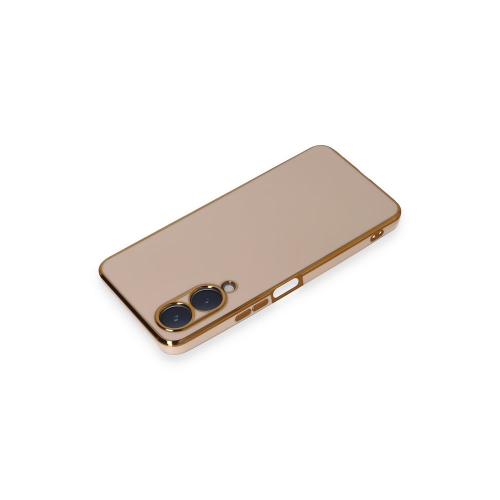 Newface Vivo Y17S Kılıf Volet Silikon - Pembe