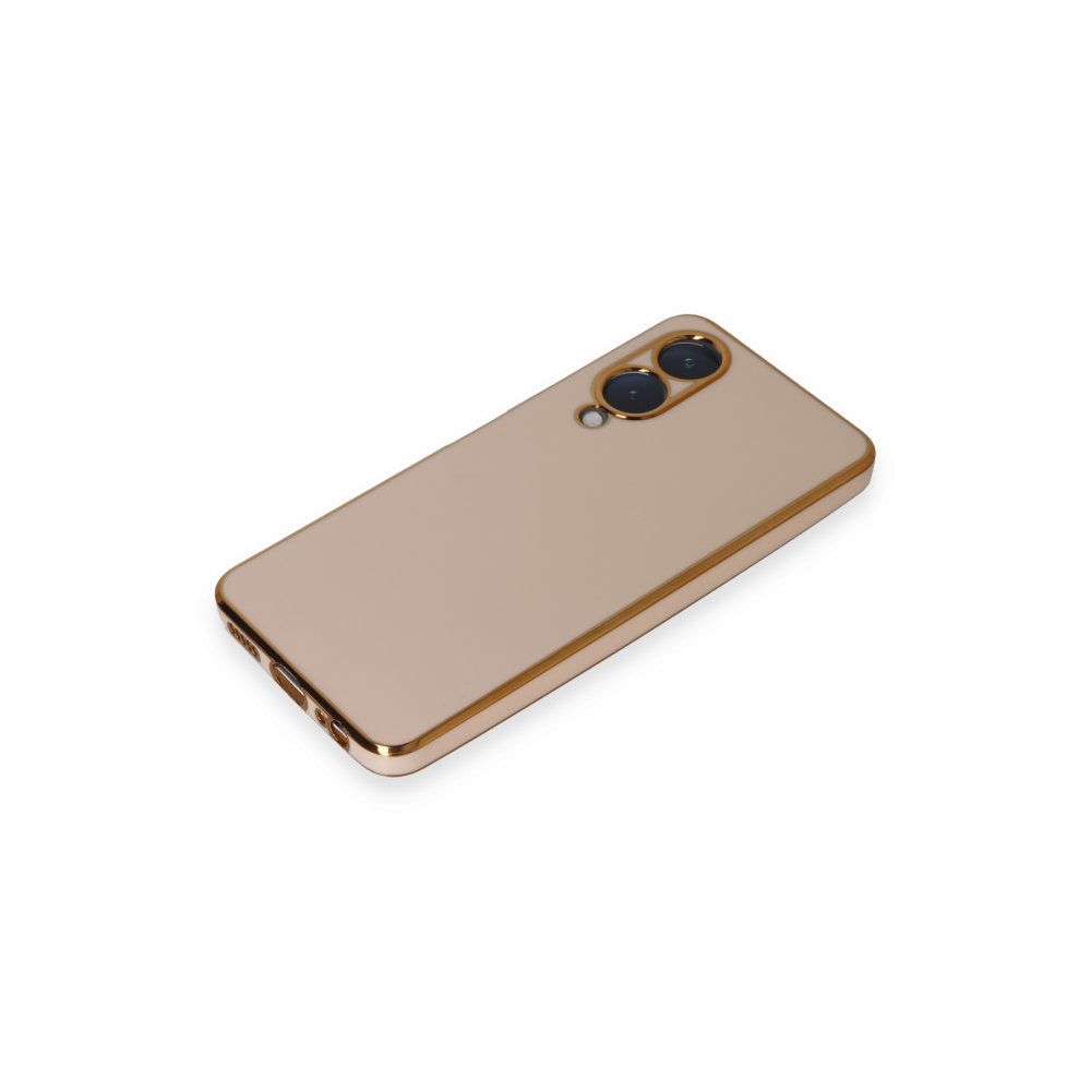 Newface Vivo Y17S Kılıf Volet Silikon - Pembe