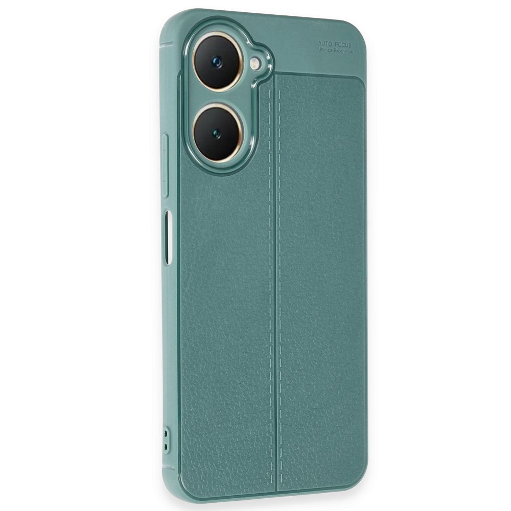 Newface Vivo Y18 Kılıf Auto Focus Kapak - Koyu Yeşil