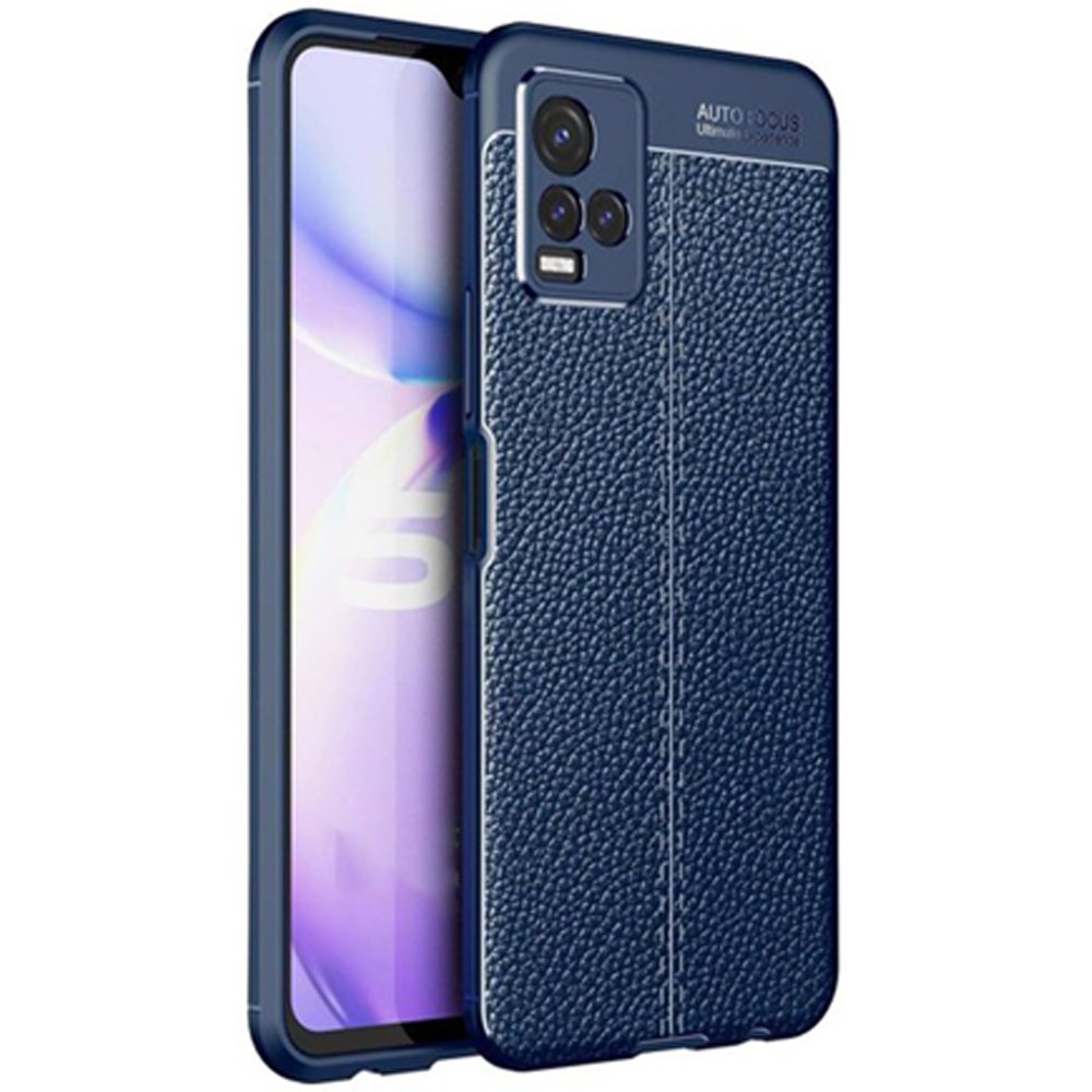 Newface Vivo Y21S Kılıf Auto Focus Kapak - Lacivert