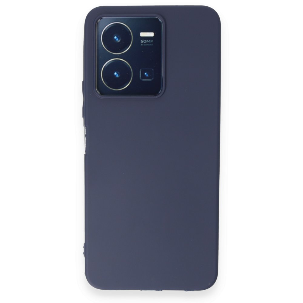 Newface Vivo Y22S Kılıf First Silikon - Lacivert