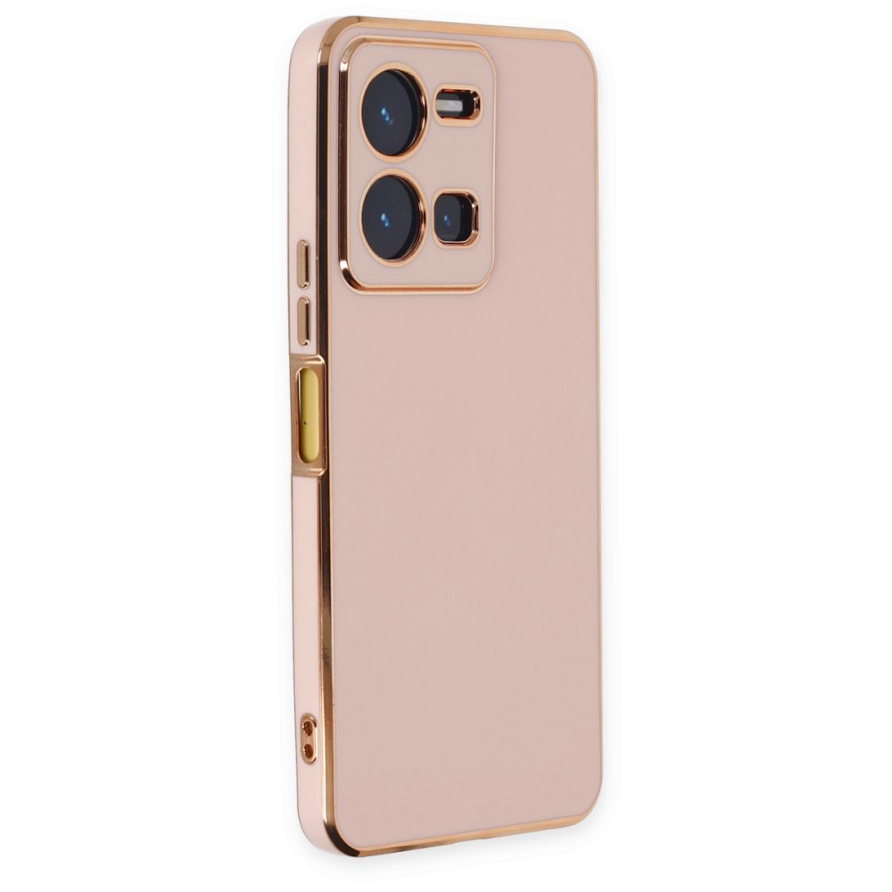 Newface Vivo Y22S Kılıf Volet Silikon - Pembe