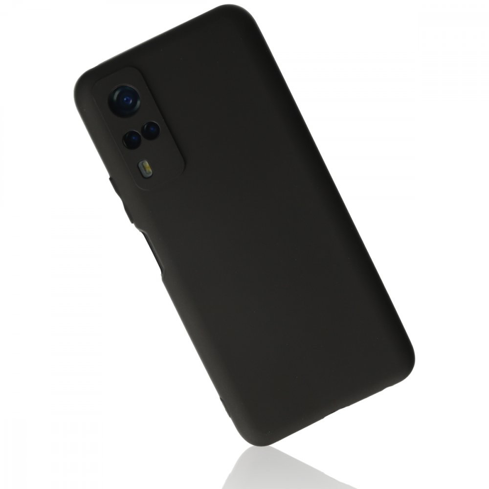 Newface Vivo Y31 2021 Kılıf First Silikon - Siyah