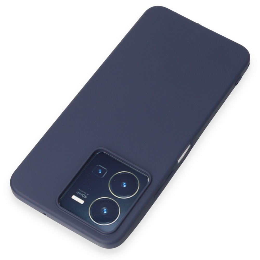 Newface Vivo Y35 Kılıf First Silikon - Lacivert