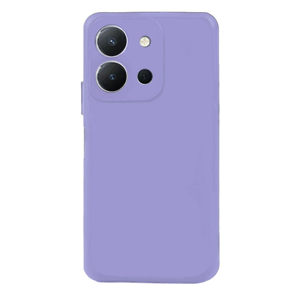 Newface Vivo Y36 Kılıf Nano içi Kadife Silikon - Lila