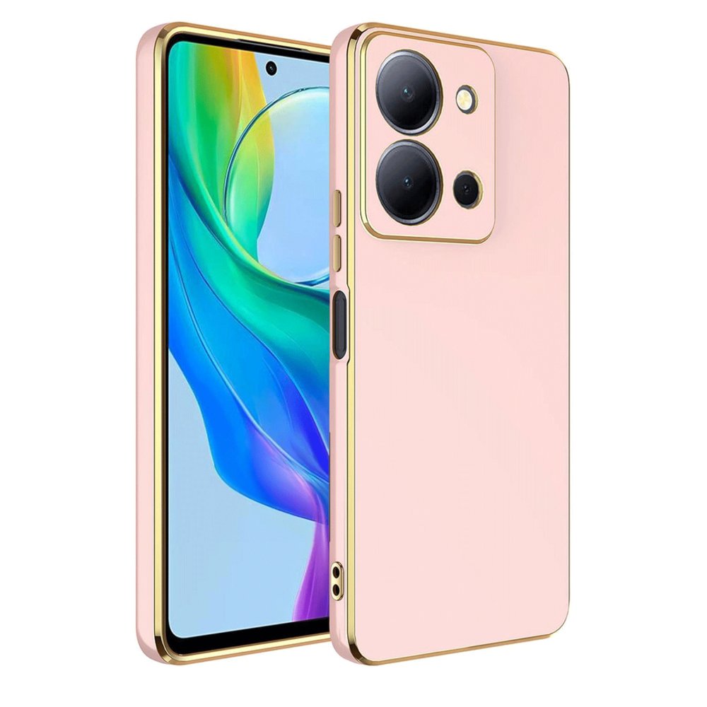 Newface Vivo Y36 Kılıf Volet Silikon - Pembe