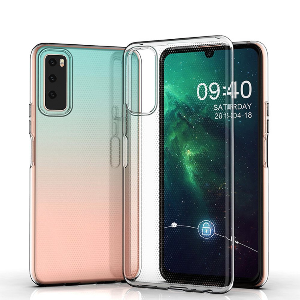Newface Vivo Y51 Kılıf Lüx Şeffaf Silikon