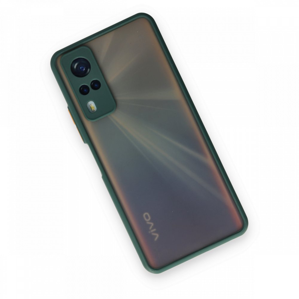 Newface Vivo Y51 Kılıf Montreal Silikon Kapak - Yeşil