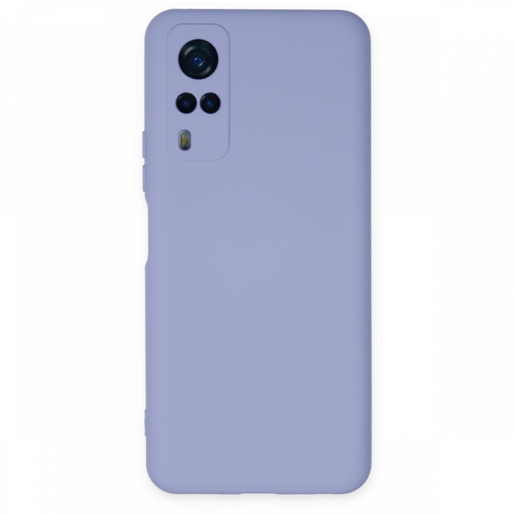 Newface Vivo Y51 Kılıf Nano içi Kadife Silikon - Lila