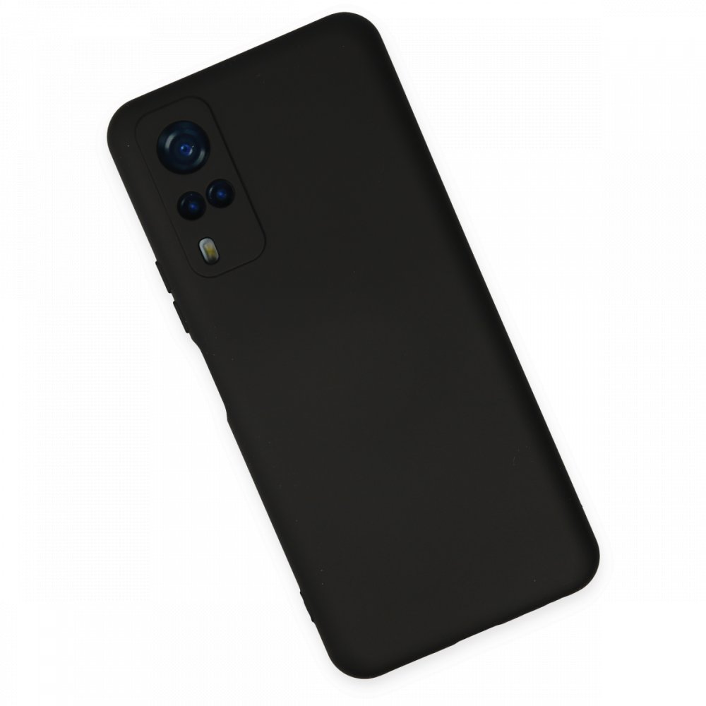 Newface Vivo Y51A Kılıf Nano içi Kadife Silikon - Siyah