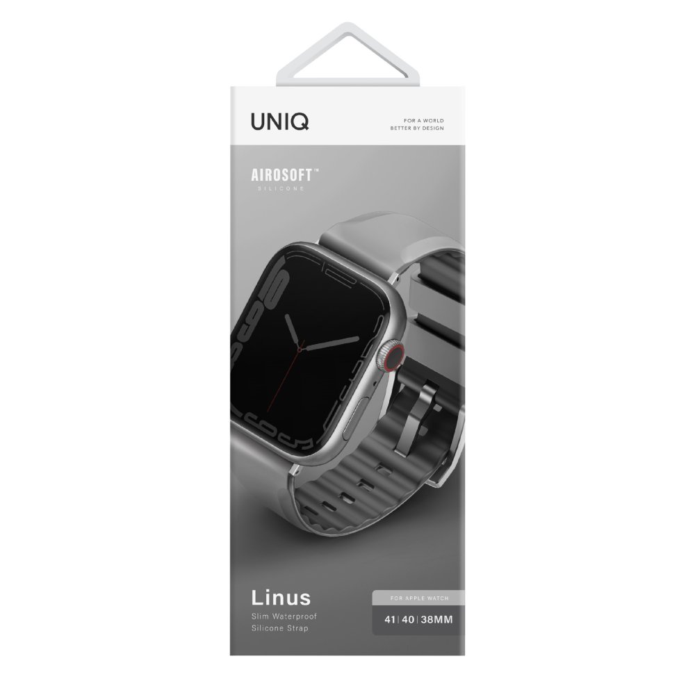 Uniq Watch 46mm Linus Airosoft Silikon Kılıf - Gri