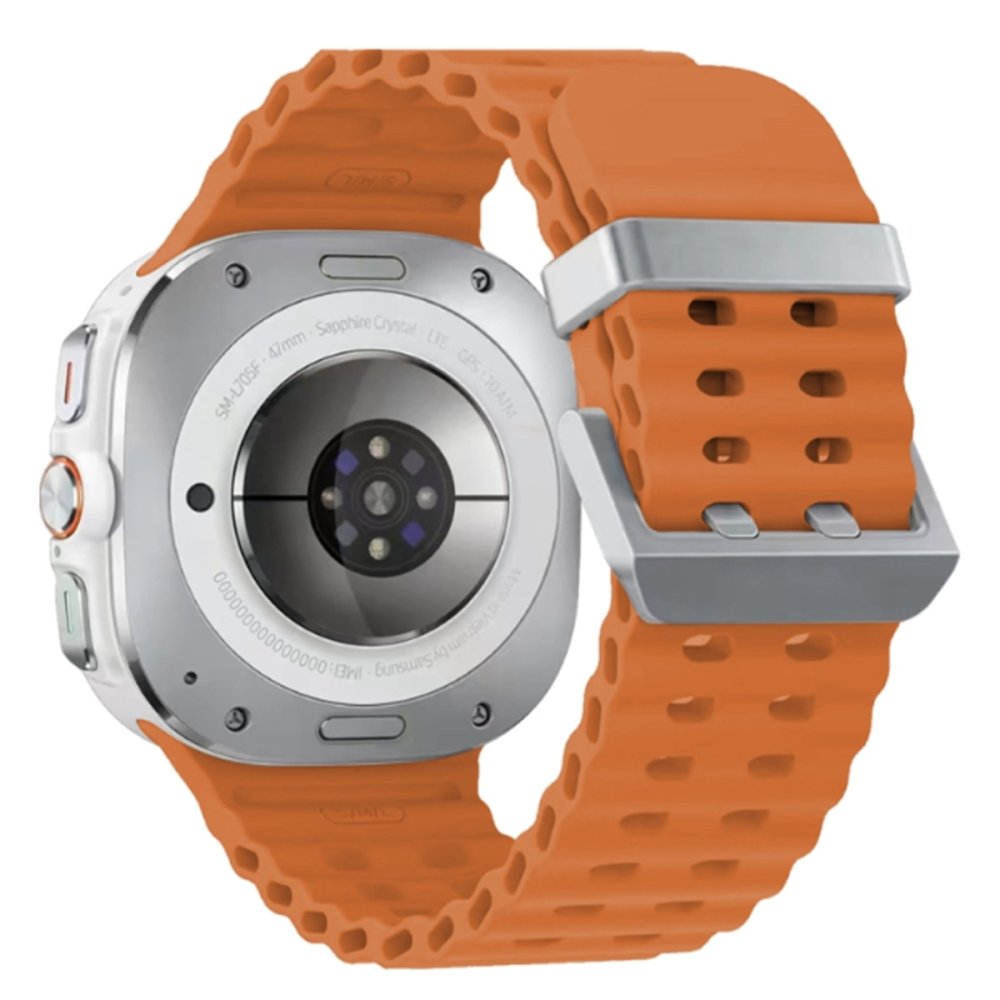 Newface Watch 7 Ultra KR417 Rug Silikon Kordon - Turuncu